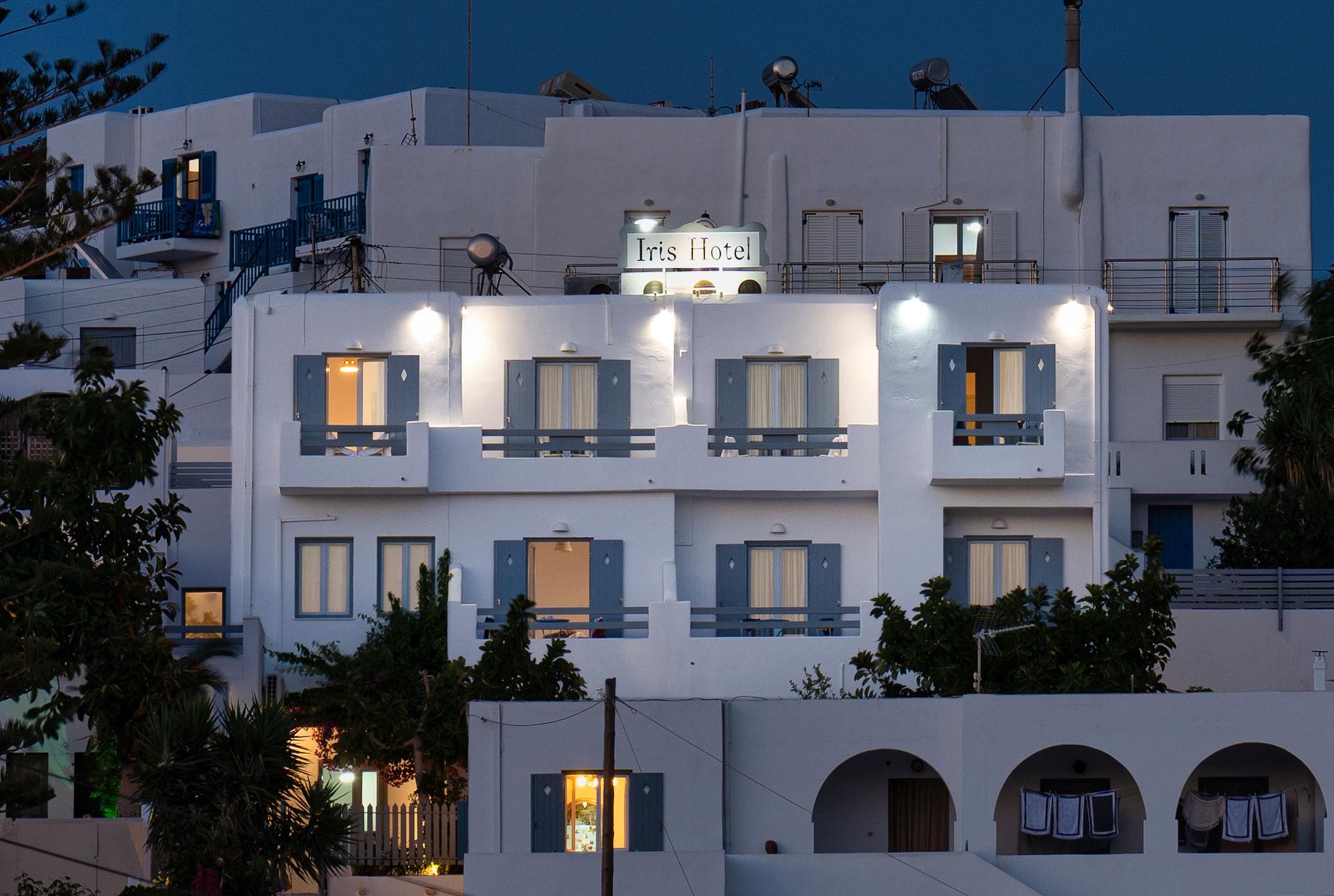 Hotel Iris Náousa Exteriör bild